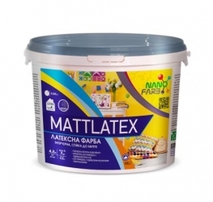 Водоэмульсионная краска, водостойкая, моющаяся MATTLATEX ТМ "Nanofarb"  